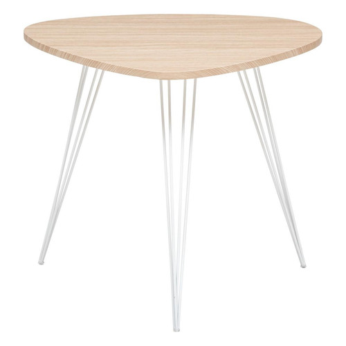 3S. x Home - Table à café "Neile" en métal 69x54cm - Table Basse Design
