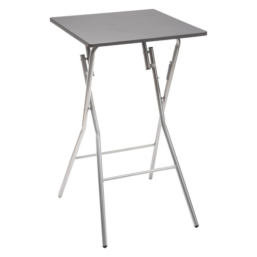 3S. x Home - Table Bar Pliante 60 x 60 cm Gris - Table