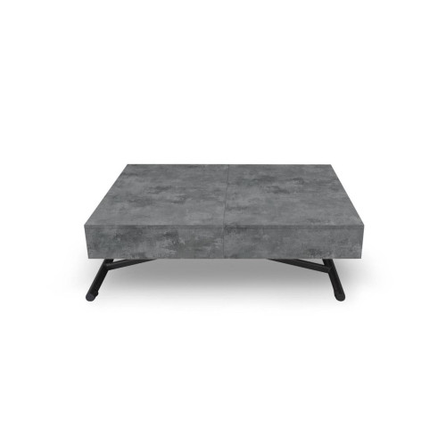 3S. x Home - Table basse relevable Effet Béton  - Table Basse Design