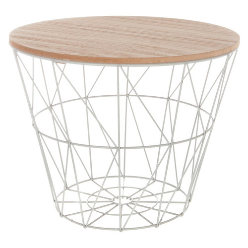 3S. x Home - Table café métal gris Kumi - Table Basse Design