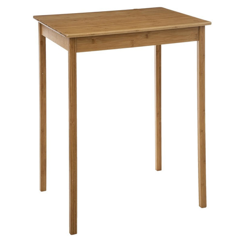 3S. x Home - Table de bar 80x60 cm bambou  - Table Salle A Manger Design
