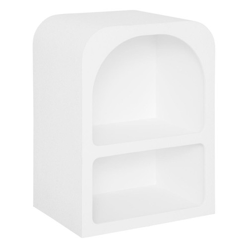 3S. x Home - Table de chevet blanc - Chambre Adulte Design