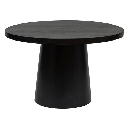 Table Dîner BOKI Noire D.120  Noir 3S. x Home Meuble & Déco