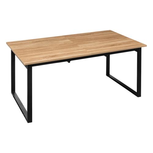 3S. x Home - Table extensible effet chêne naturel "Aliaj"  - Table Salle A Manger Design