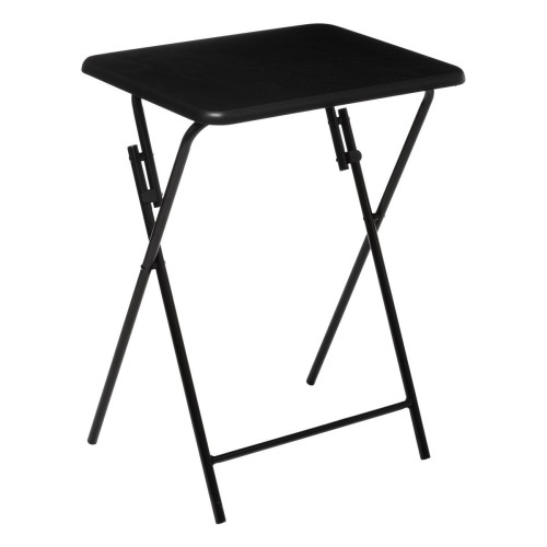 3S. x Home - Table Pliante 48 X 38 cm Noir H 64 - Table Salle A Manger Design