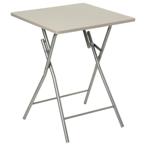 Table Pliante Basic Taupe Marron 3S. x Home Meuble & Déco