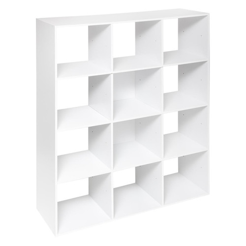 3S. x Home - Étagère 12 Cases Mix Blanc - Etagere blanche design