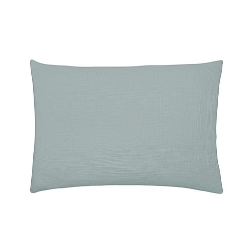 Essix - Taie d'oreiller unie en gaze de coton - Linge de lit