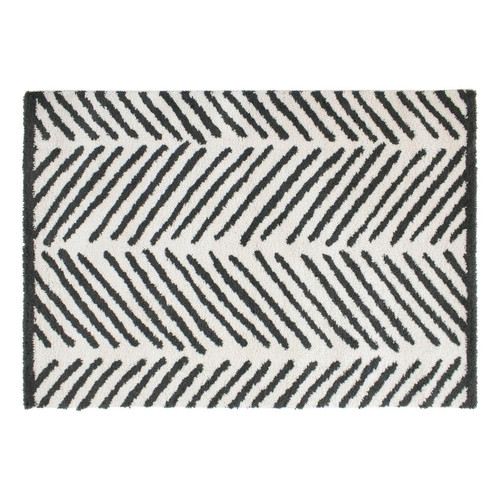 3S. x Home - Tapis esprit "Berbère ori" 120x170cm noir et blanc - La Déco Design