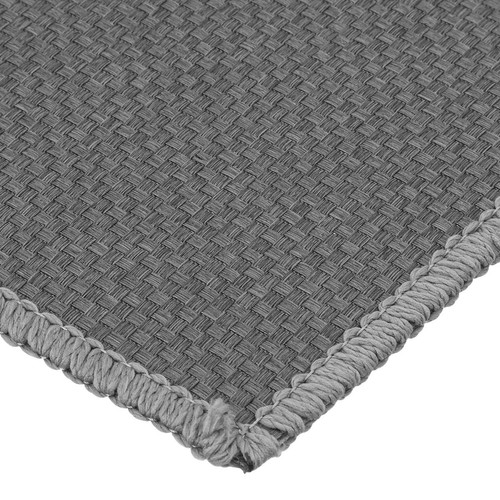 3S. x Home - Tapis utilitaire anthracite gris foncé 50x120cm - Paillasson