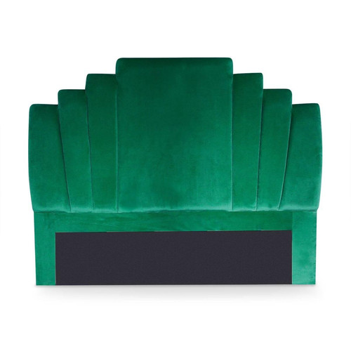 3S. x Home - Tête de lit Velours Vert  - Tête De Lit Design