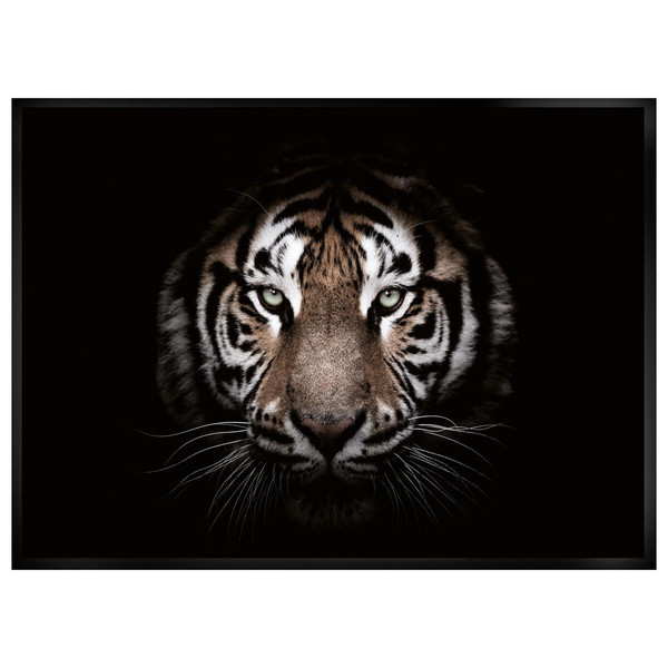 Toile imprimée Bianca 50x70cm Tête de Tigre Multicolore 3S. x Home Meuble & Déco