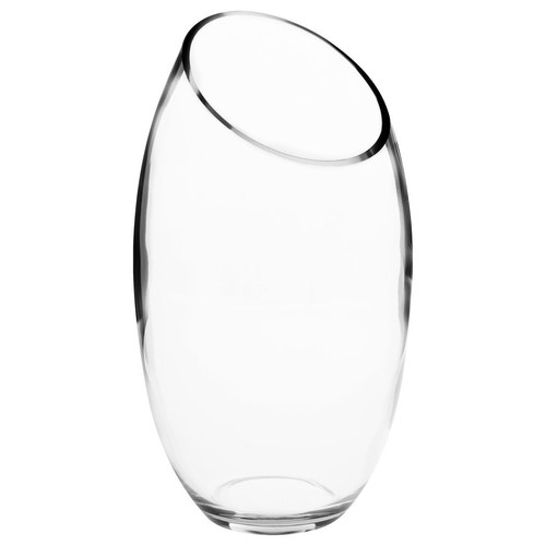 3S. x Home - Vase bombé transparent H 27cm - Bougeoir Et Photophore Design