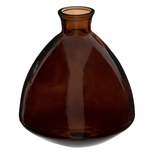 3S. x Home - Vase "Candy" en verre recyclé brun H19cm - Objets Déco Design