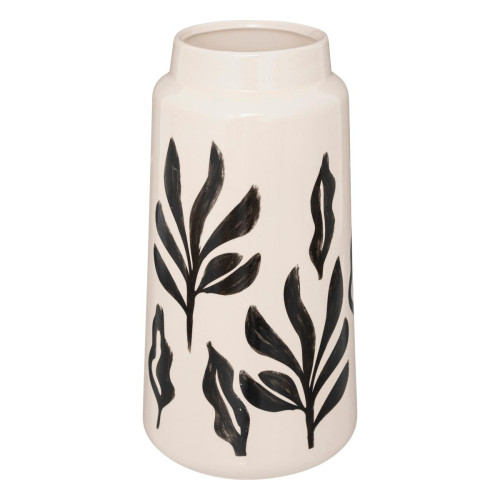 3S. x Home - Vase "Cosy", céramique, noir et blanc, H30 cm - Vase Design