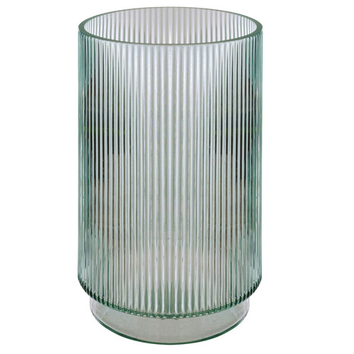 Vase en verre Cylindre Slow grise 3S. x Home