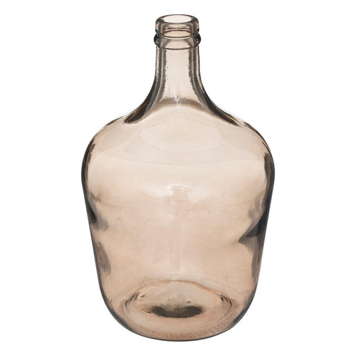 3S. x Home - Vase "Dame jeanne", verre recyclé, H30 cm - Bougeoir Et Photophore Design
