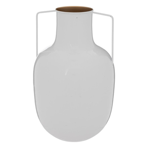 3S. x Home - Vase H30,5cm "Le colectionneur" en métal  blanc - Meuble Et Déco Design