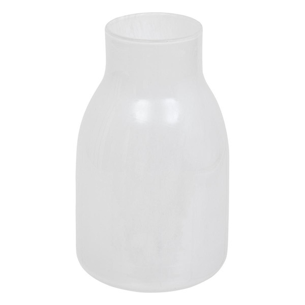 Vase en verre "Dola" H25cm blanc Blanc 3S. x Home Meuble & Déco