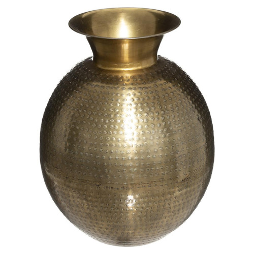 3S. x Home - Vase Métal Oasis H 40 - Collection ethnique meuble deco