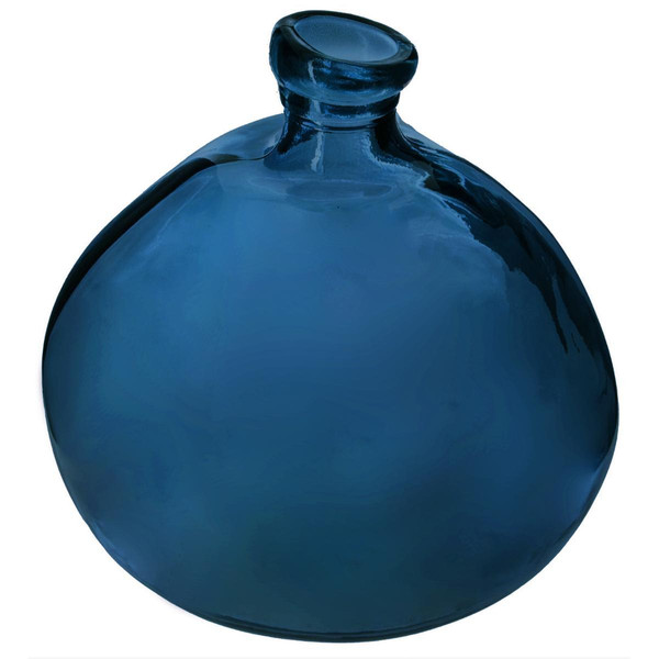 Vase Rond verre recyclé orage D45 Bleu 3S. x Home Meuble & Déco