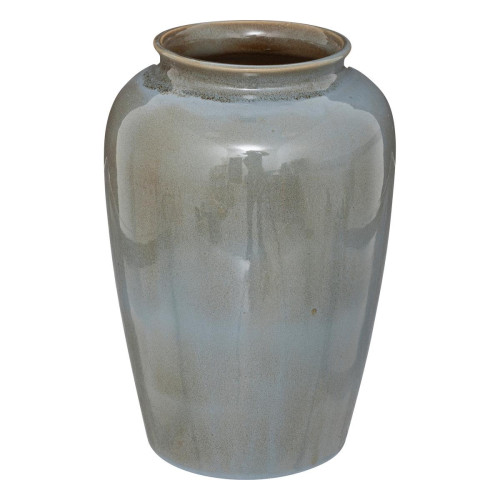3S. x Home - Vase "Sea view" bleu gris en céramique H29,5 cm - Vase Design