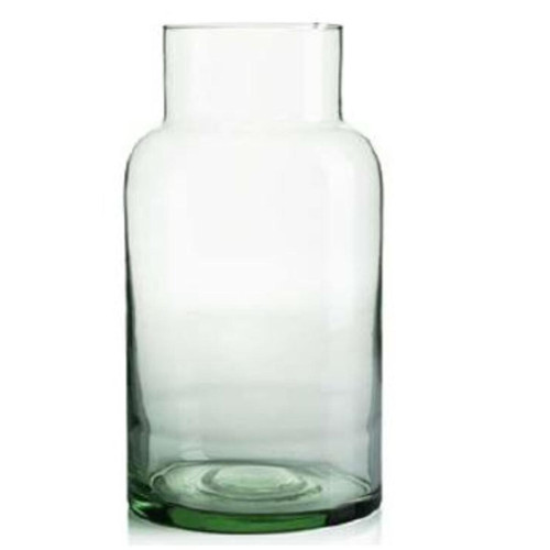 3S. x Home - Vase Verre Recycle Heby H25,5 Transparent - Bougeoir Et Photophore Design