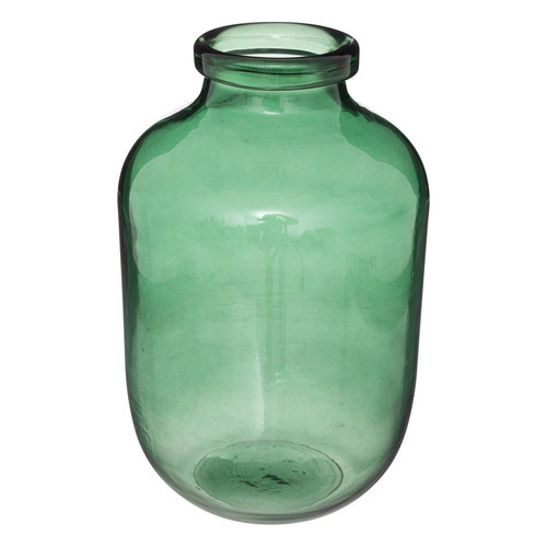 3S. x Home - Vase, verre, vert, H28 cm - La Déco Design