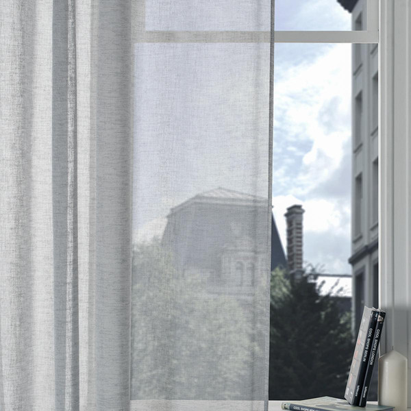 Voilage gris "Fred" 140x240 Voilages