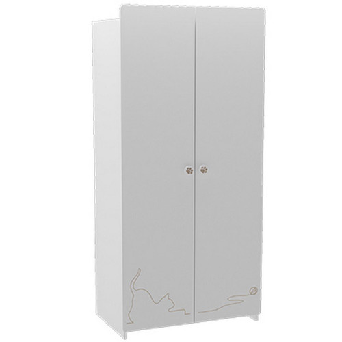 3S. x Home - Armoire 2 Portes LENA - Meuble deco made in france
