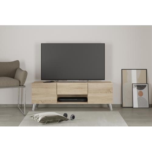 3S. x Home - Meuble TV/Hifi BRIGHTON bois - Meuble TV Design