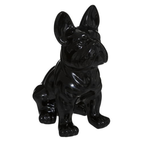 3S. x Home - Bulldog Noir H 22 - Statue Et Figurine Design