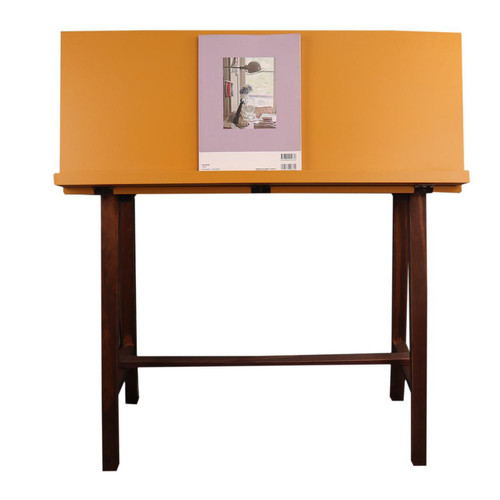3S. x Home - Cabinet Sur Pieds Hauts EMILE Jaune Moutarde - Promo Meuble De Bureau Design