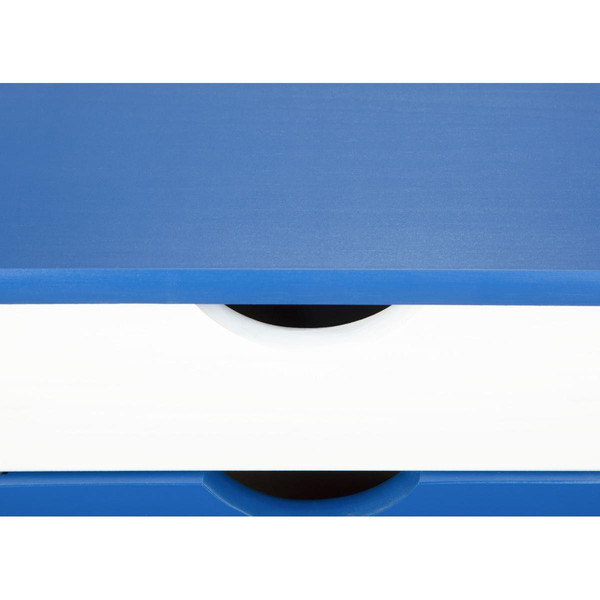 Caisson Bleu 6 tiroirs EPPO Rangement de bureau