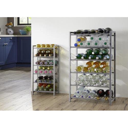 3S. x Home - Casier à bouteilles 6 niveaux en acier 54 bouteilles - Accessoires et meubles de cuisine Design