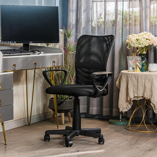 Chaise de bureau ergonomique réglable Noir 3S. x Home