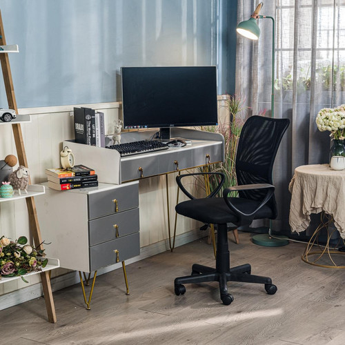 Chaise de bureau ergonomique réglable Noir 3S. x Home