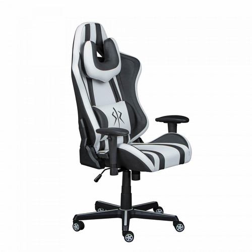 Chaise de bureau ZORO Blanc Noir 3S. x Home