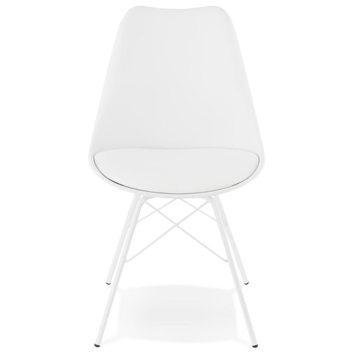 3S. x Home - Chaise Blanche design FABRIK Style industriel  - Chaise Design