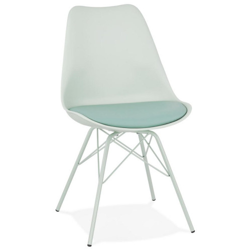 Chaise Style industriel design FABRIK  Vert 3S. x Home Meuble & Déco