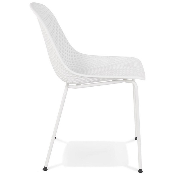 Chaise Blanche design MARVIN  3S. x Home
