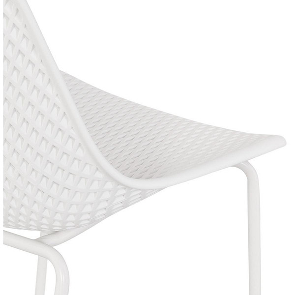 Chaise Blanche design MARVIN  3S. x Home