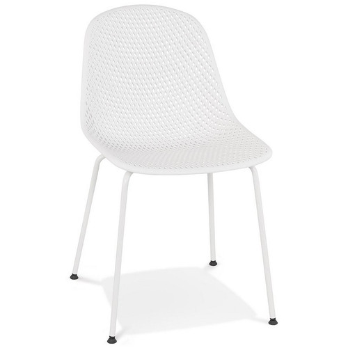 3S. x Home - Chaise Blanche design MARVIN  - Mobilier Deco