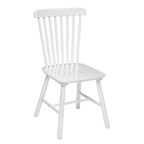 3S. x Home - Chaise En Bois ISABLE Blanc - Chaise Design