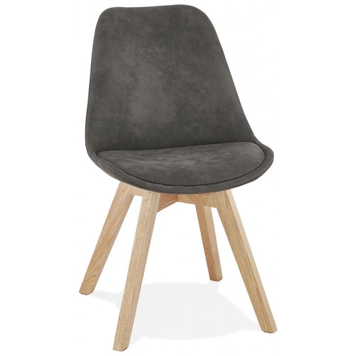 3S. x Home - Chaise Gris SOME - Chaise Et Tabouret Et Banc Design