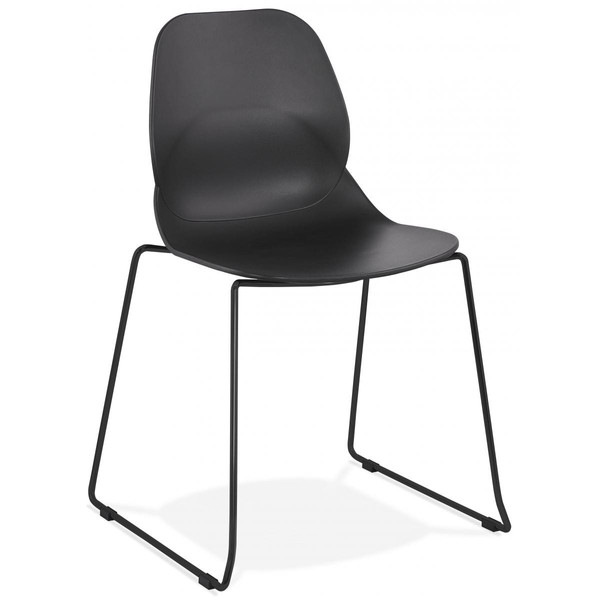 Chaise Noir CLAUDI Noir 3S. x Home Meuble & Déco