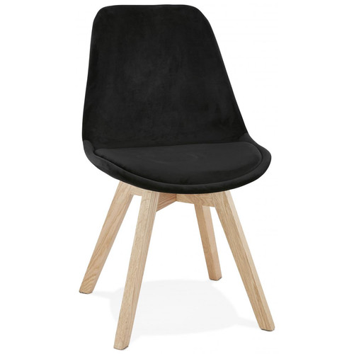 3S. x Home - Chaise Noir PHIL - Chaise Et Tabouret Et Banc Design