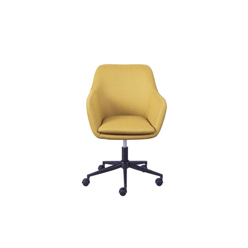 3S. x Home - Chaise pivotante WORKRELAXED Curry - Chaise de bureau