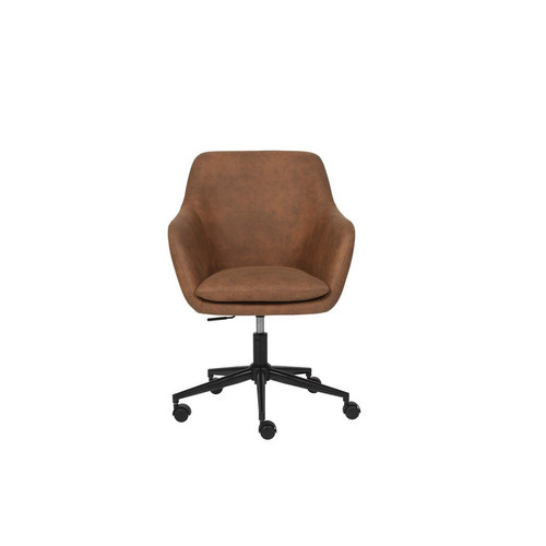 3S. x Home - Chaise pivotante WORKRELAXED Rouille - Meuble de bureau