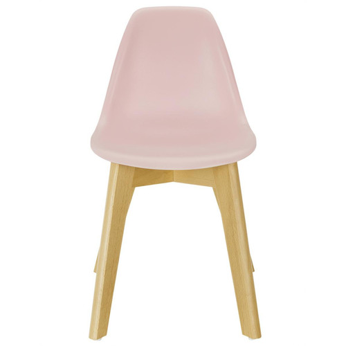 Chaise Scandinave Enfant Coque Rose 3S. x Home